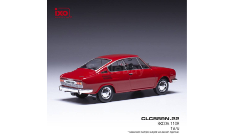 Skoda 110R 1978 Red 1/43 IXO CLC589, масштабная модель, IXO Road (серии MOC, CLC), scale43, Škoda