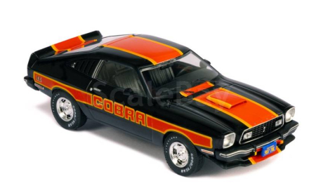 FORD Mustang Cobra II 1977 Black/Decorated IXO 1/43 CLC599, масштабная модель, IXO models, 1:43