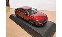 PEUGEOT 508 GT Hybrid 2023 Elixir Red 475831, масштабная модель, Norev, 1:43, 1/43