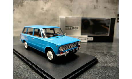 ВАЗ-2102 ’Жигули’ (LADA 2102) 1971 Голубой 1/24 WhiteBox, масштабная модель, 1:24
