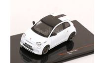 FIAT 500e Abarth 2024 White IXO 1/43 MOC345, масштабная модель, IXO models, 1:43