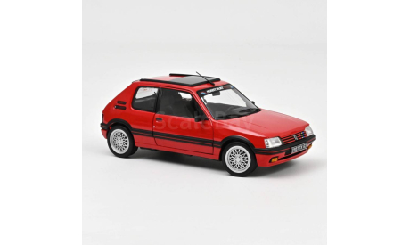 PEUGEOT 205 GTi 1.9 PTS 1991 Vallelunga Red 1/18 Norev, масштабная модель, scale18