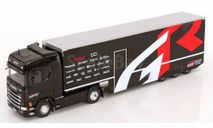 SCANIA S-Series Race Transporter с полуприцепом IXO 1/43 TTR035, масштабная модель, scale43