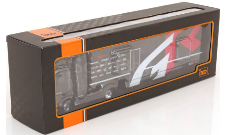 SCANIA S-Series Race Transporter с полуприцепом IXO 1/43 TTR035, масштабная модель, scale43