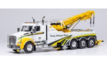 эвакуатор KENWORTH T880 2018 White/Yellow 1/43 IXO, масштабная модель, 1:43
