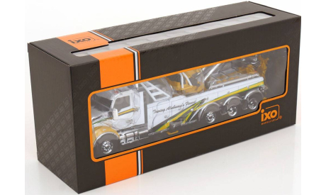 эвакуатор KENWORTH T880 2018 White/Yellow 1/43 IXO, масштабная модель, 1:43