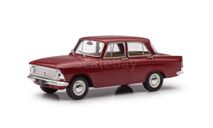 Москвич 408 WhiteBox 1/24 красный, масштабная модель, scale24