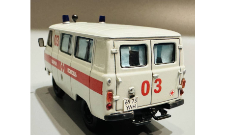 УАЗ 3962 Скорая помощь 90-х, масштабная модель, DeAgostini, 1:43, 1/43