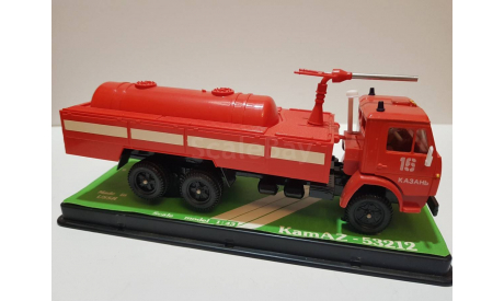 КАМАЗ 53212 пожарная цистерна, масштабная модель, Элекон, scale43