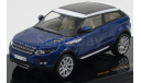 Range Rover Evoque 3 doors 2011 blue 1/43 IXO, масштабная модель, scale43, IXO Road (серии MOC, CLC)