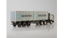 МАЗ-6422 с контейнеровозом МАЗ-938920, Maersk SSM, масштабная модель, 1:43, 1/43, Start Scale Models (SSM)