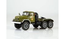 Модель тягач ЗИЛ 131НВ 1/43  №8 журнал + открытка, масштабная модель, MODIMIO, scale43