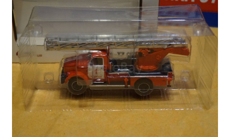 Модель ГАЗ-51 АЛ-17 автолестница 1/43 АИСТ, масштабная модель, 1:43, Автоистория (АИСТ)