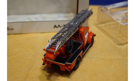 Модель ГАЗ-51 АЛ-17 автолестница 1/43 АИСТ, масштабная модель, 1:43, Автоистория (АИСТ)