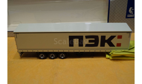 Модель Полуприцеп Нефаз-93341 ПЭК шторник 1/43 ПАО Камаз, масштабная модель, scale43