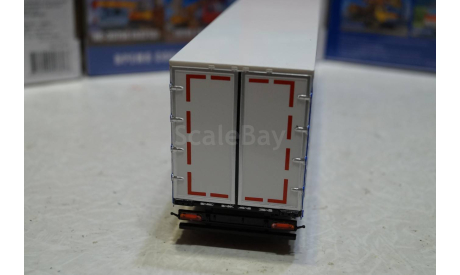 Модель Полуприцеп Нефаз-93341 синий шторник 1/43 ПАО Камаз, масштабная модель, scale43