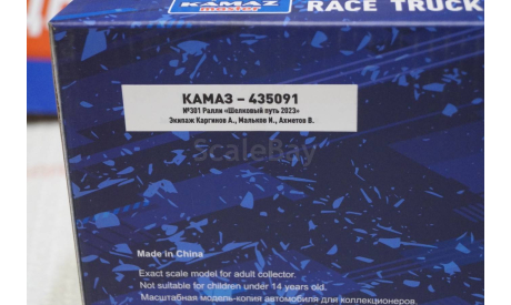 Камаз 435091 №301 Камаз-Мастер ралли 2023г.  1/43 ПАО Камаз, масштабная модель, scale43