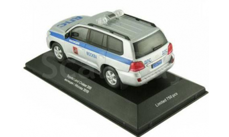 TOYOTA Land Cruiser 200 Милиция Москва (2010), silver1/43 VVM, масштабная модель, 1:43, VMM/VVM