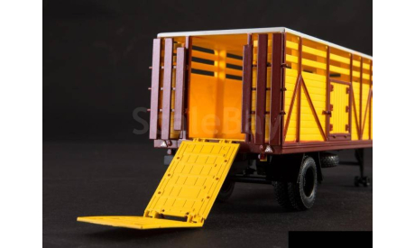Модель  полуприцеп ОДАЗ- 857Б скотовоз 1/43 АИСТ, масштабная модель, Автоистория (АИСТ), scale43