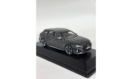 Audi RS 6 Avant 1/43 Minichamps Дилерская модель, масштабная модель, scale43