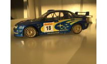 Subaru Impreza WRC rally Monte-Carlo 2002, масштабная модель, 1:24, 1/24