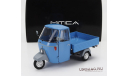 1:18 PIAGGIO Ape P501 Open (1979) - Con Vetrina - With Showcase,Blue, масштабная модель мотоцикла, Mitica, scale18