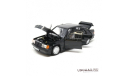 MERCEDES-BENZ 190E 2.3-16 (W201) 1984 Black Metallic, масштабная модель, Norev, scale18