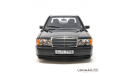 MERCEDES-BENZ 190E 2.3-16 (W201) 1984 Black Metallic, масштабная модель, Norev, scale18