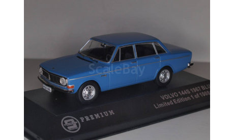 Volvo 144S 1967 Синий, масштабная модель, Premium X, scale43