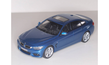 BMW 4er Gran Coupe F36, синий металлик, масштабная модель, Kyosho, scale43