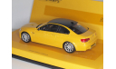 BMW M3 (E92) ’Linea Giallo’, (2008) yellow, масштабная модель, Minichamps, scale43