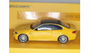 BMW M3 (E92) ’Linea Giallo’, (2008) yellow, масштабная модель, Minichamps, scale43