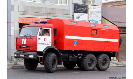 Камаз пожарный, масштабная модель, МАЛ, 1:43, 1/43