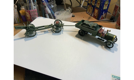 Гаггенау с пушкой, масштабная модель, МАЛ, scale43