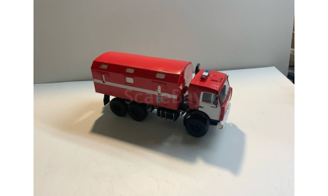 Камаз пожарный, масштабная модель, МАЛ, 1:43, 1/43