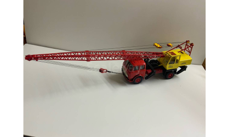 Кран КС 3562 Маз 500 с удлиненной стрелой, масштабная модель, МАЛ, scale43