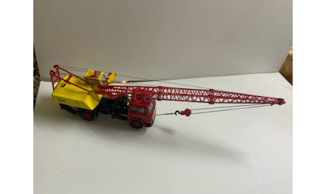 Кран КС 3562 Маз 500 с удлиненной стрелой, масштабная модель, МАЛ, scale43