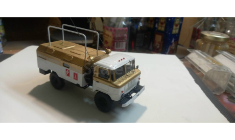 Газ 66 олимпийский, масштабная модель, МАЛ, scale43