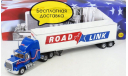 General SBFA 1988 седельный тягач с полуприцепом Road Link синий с белым, масштабная модель, Altaya (Camions d’autrefois), scale43