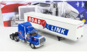General SBFA 1988 седельный тягач с полуприцепом Road Link синий с белым, масштабная модель, Altaya (Camions d’autrefois), scale43