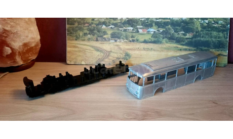 троллейбус, сборная модель автомобиля, Škoda, AVD Models, scale43