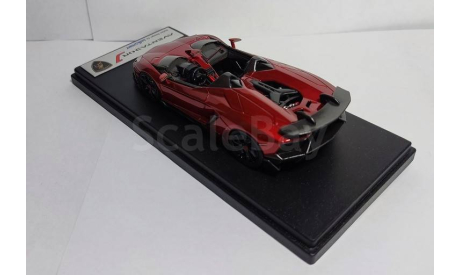 Lamborghini Aventador J Geneva MotorShow - red met, масштабная модель, Looksmart, scale43