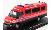 IVECO New DAILY 35-210 Van Hi-Matic Minibus «Feuerwehr Atemschutz FWSK» (пожарный Швейцария) 2019, масштабная модель, Eligor, scale43