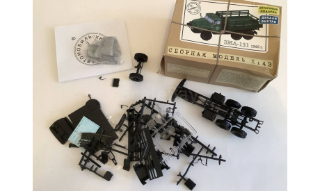 КИТ ЗИЛ 131 пожарный + Донор Riddik, сборная модель автомобиля, scale43