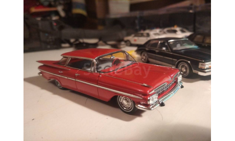 Chevrolet Impala sedan 4 windows 1959 Spark, масштабная модель, 1:43, 1/43