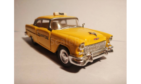 Chevrolet Belair taxi 1955, масштабная модель, Road Champs, scale43