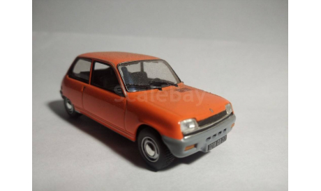 RENAULT R 5 orange boite plexi, масштабная модель, Atlas, scale43