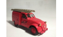 CITROEN 2CV AZU pompiers, масштабная модель, Norev, scale43