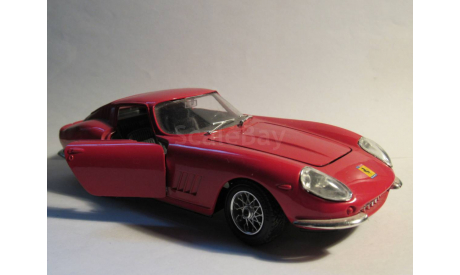 Ferrari 275 GTB, масштабная модель, BBurago, Chevrolet Corvair 1960 Franklin Mint, scale24