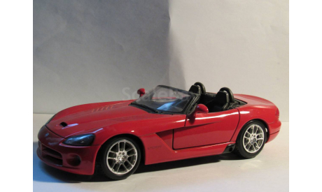 Dodge Viper, масштабная модель, BBurago, scale24